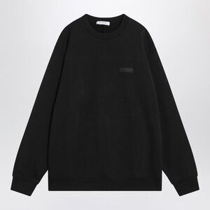 GIVENCHY Crewneck Sweatshirt with Embossed Logo Men BLACK Sweaters & Cardigans